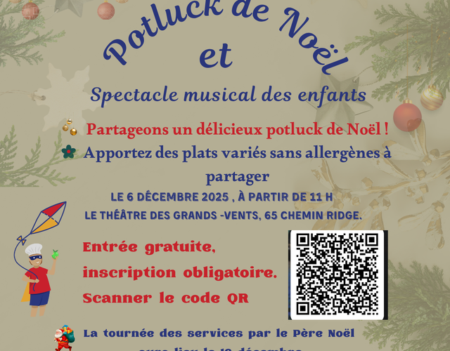 Potluck de Noël du CPEF - 6 décembre