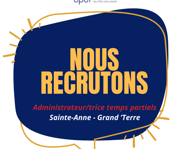 OFFRE D'EMPLOI | ADMINISTRATEUR(TRICE) DE CENTRE DE LA PETITE ENFANCE QUALIFIÉ(E) - TEMPS PARTIEL Sainte-Anne - Grand 'Terre - Terre-Neuve-et-Labrador